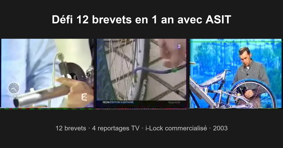 À l'origine de SolidCreativity : le défi des 12 brevets en 2003