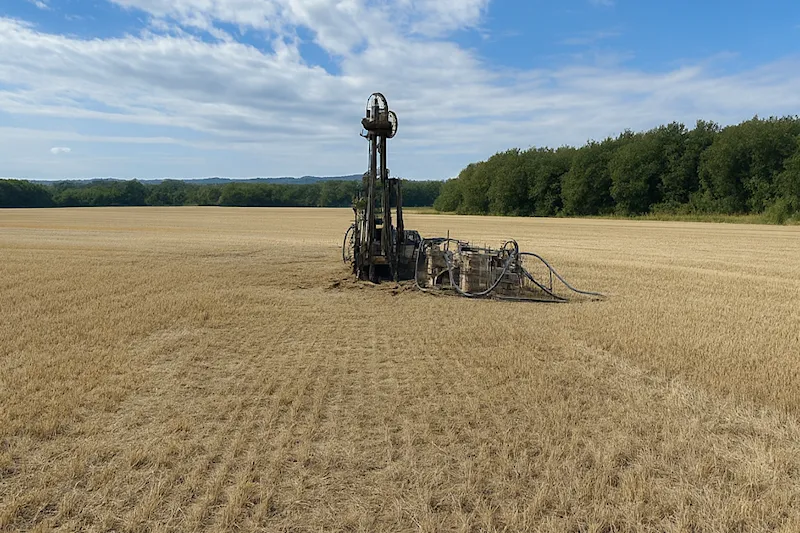 L'IA est comme une foreuse complexe installee dans un champ pour un trou unique